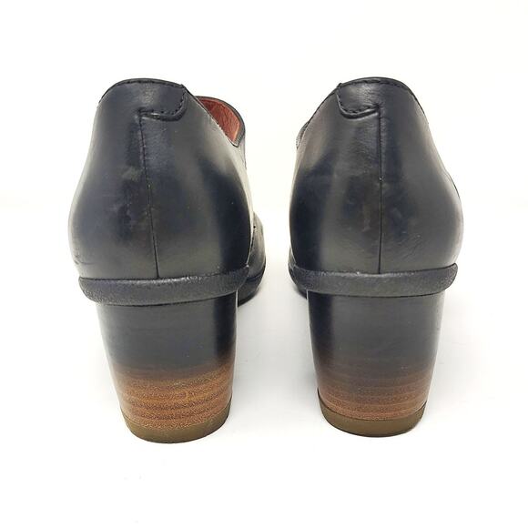 Dansko Shoes Womens 10 Heels Black Leather Mary Jane Comfort 40 - Picture 6 of 9